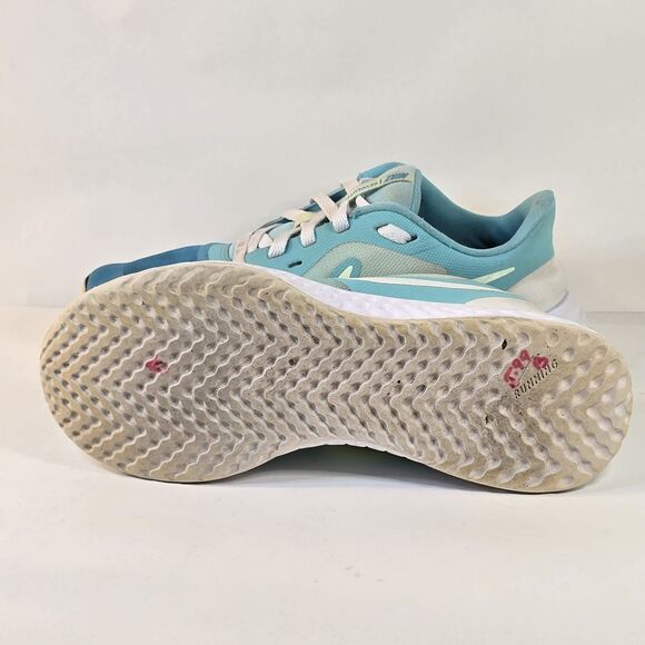 Nike‎ Revolution 5 D2N Kids Size 6Y Sneakers Low Aurora Green Shoes CW1410-300 - Picture 7 of 8